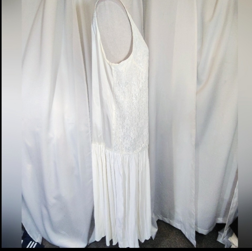 2 Pc:Fitting Image Vintage Long Sleeve Jacket+Sleeveless Maxi Dress, Ivory, 18 - Picture 11 of 16